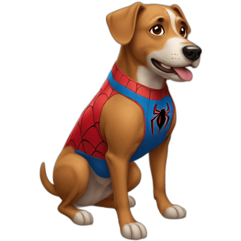 dog-spiderman emoji