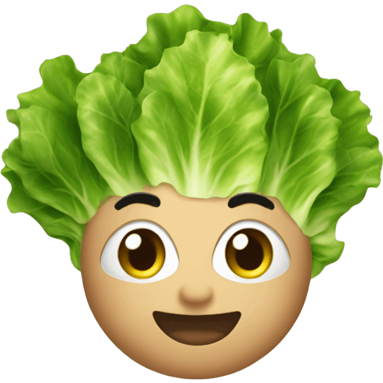 head of lettuce emoji