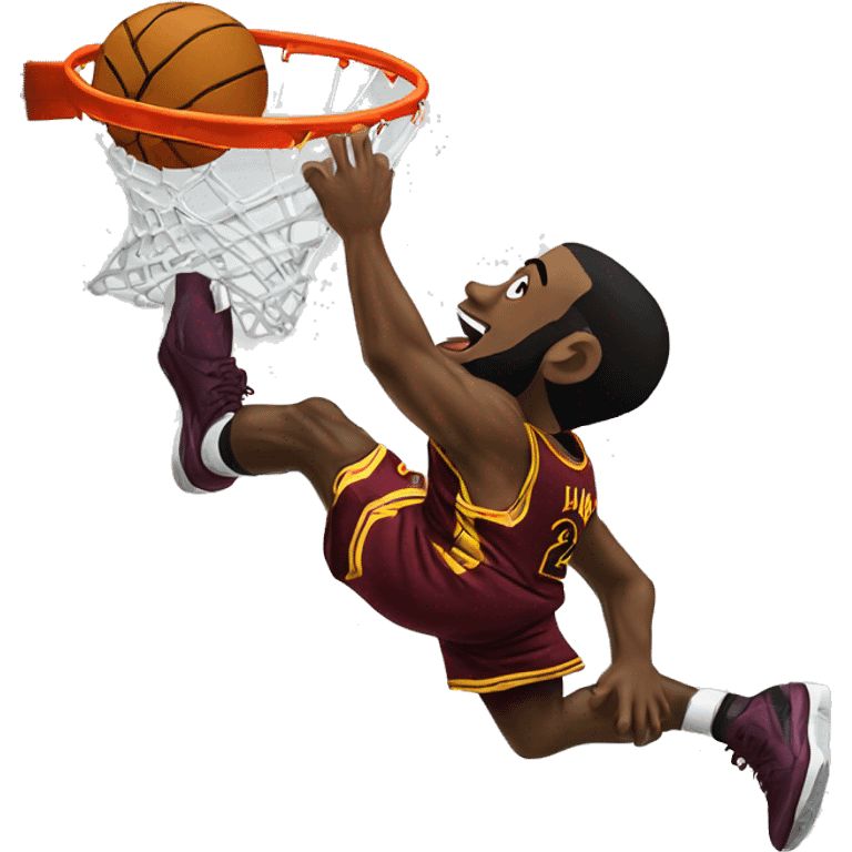 LeBron dunk emoji