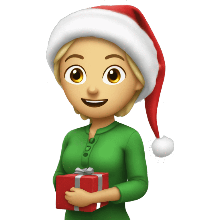 Naughty list with Suzanne at the top emoji