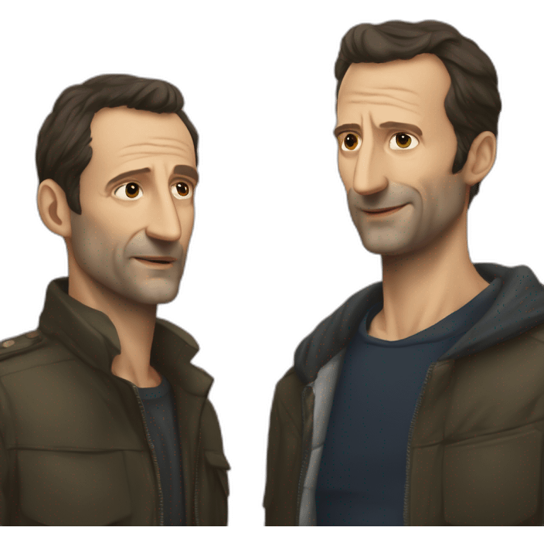 Mathieu Kassovitz with beare emoji