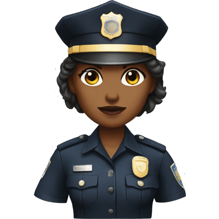 Sfw female cop emoji