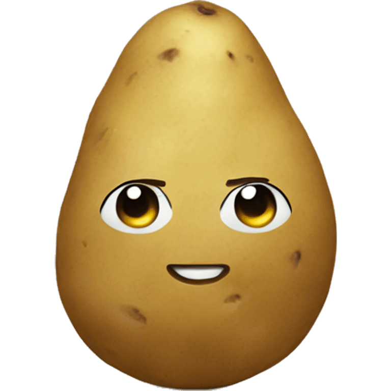 Potato with a hoodie emoji