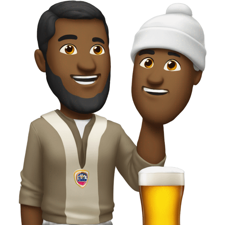 Creed drinking miller lite emoji