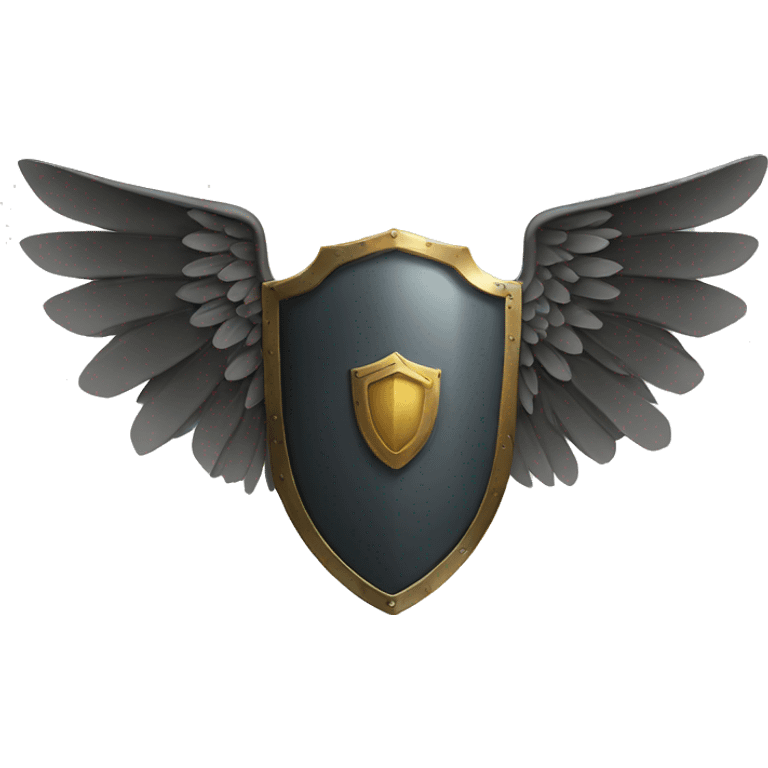 Shield with wings emoji