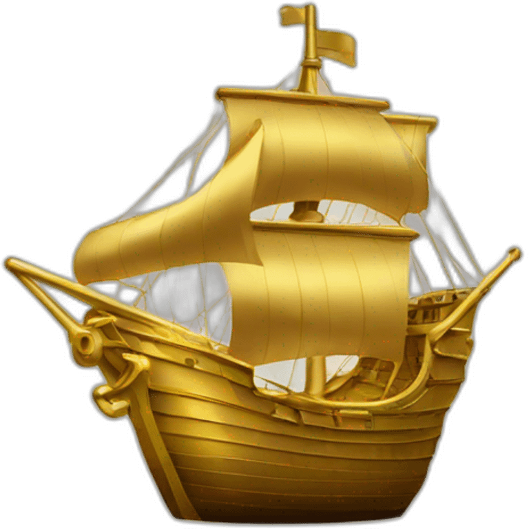 gold-ship emoji