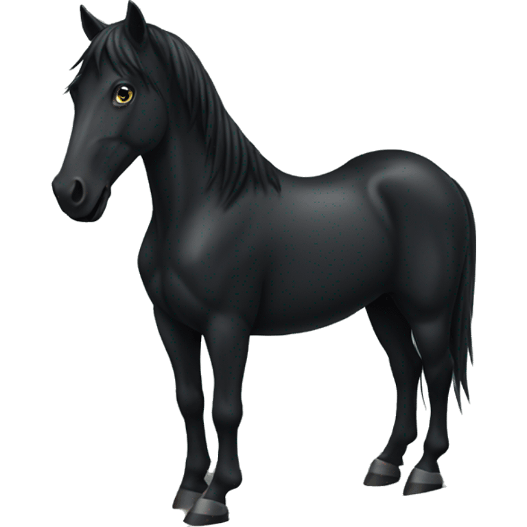 make a black horse in grave emoji