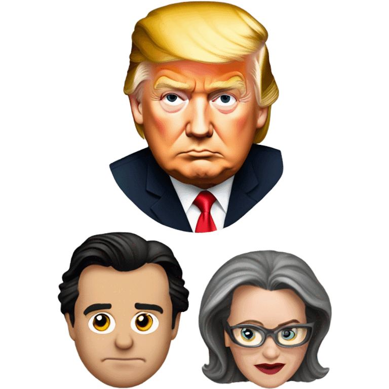 Donald trump and rosie O’Donnell  emoji