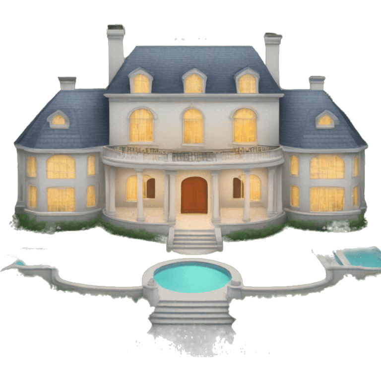 Expensive mansion emoji