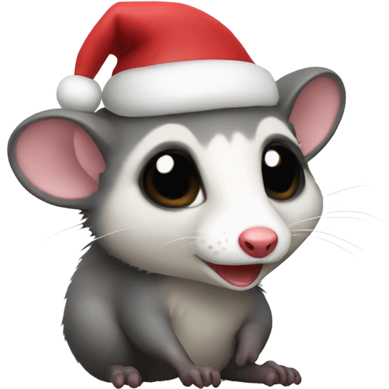 Christmas opossum  emoji