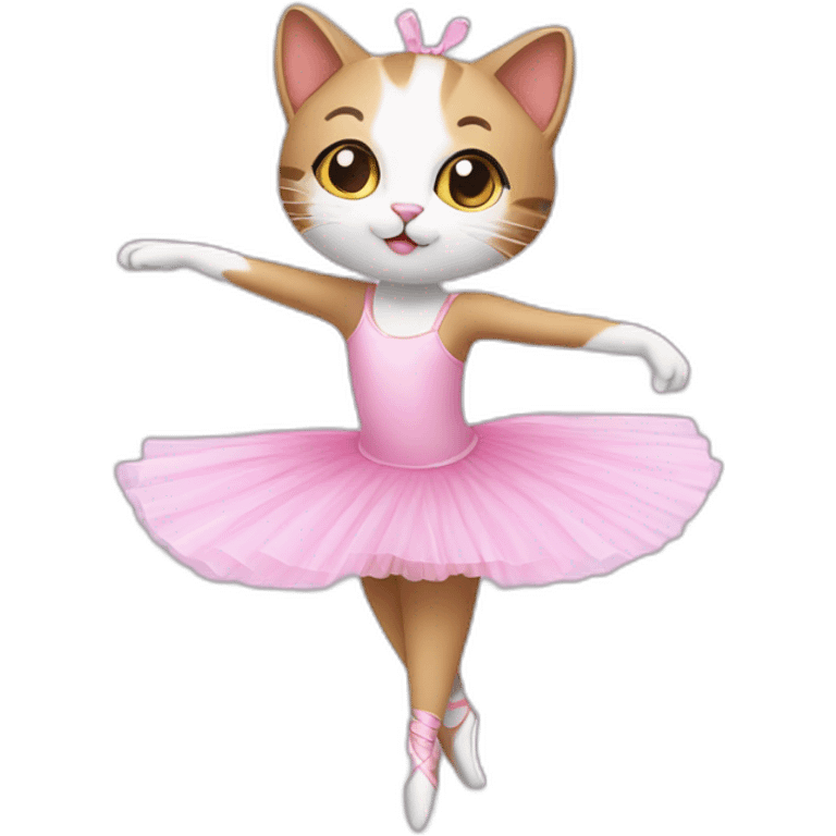 ballerina cat emoji