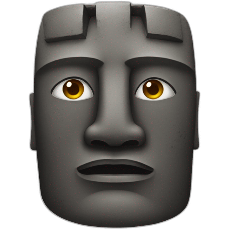 moai face profil emoji