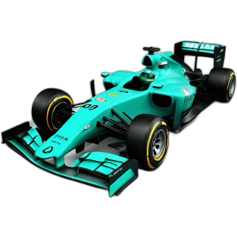 F1 car petronas emoji