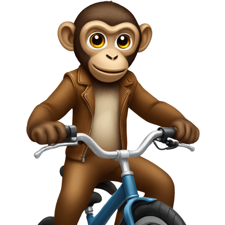 Monkey on a bike emoji