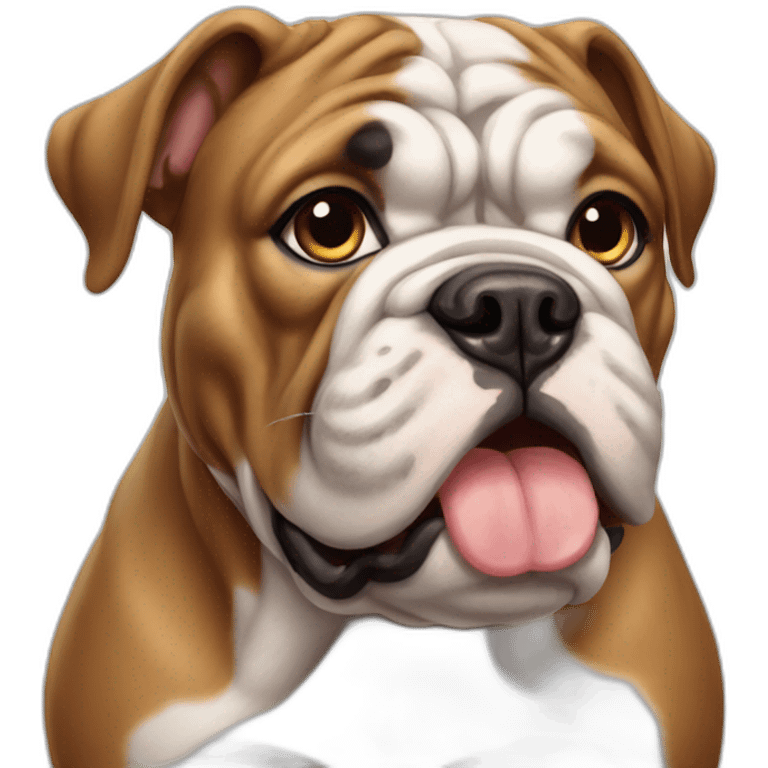 Bulldog ingles emoji