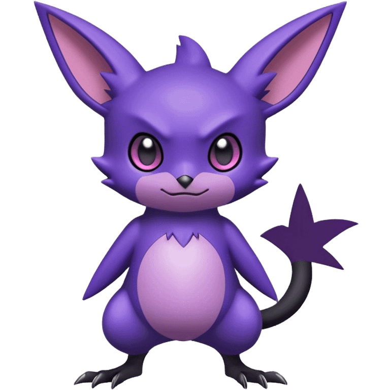 Edgy Cool Cute Kawaii Noibat-Pokemon Full Body emoji