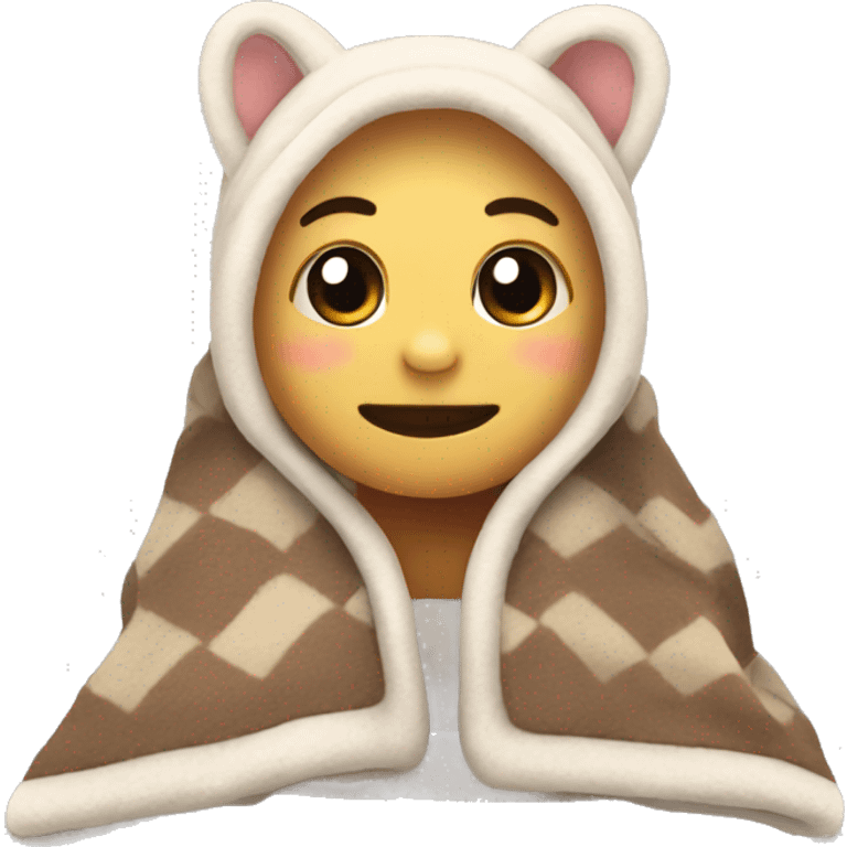 cute blanket  emoji