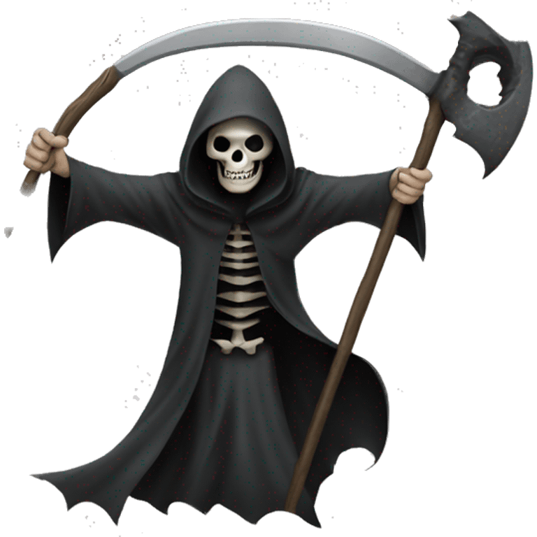 Grimm reaper with adhd emoji