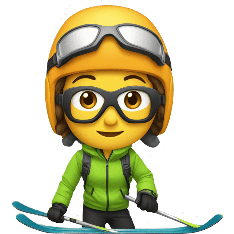 ski randonee emoji