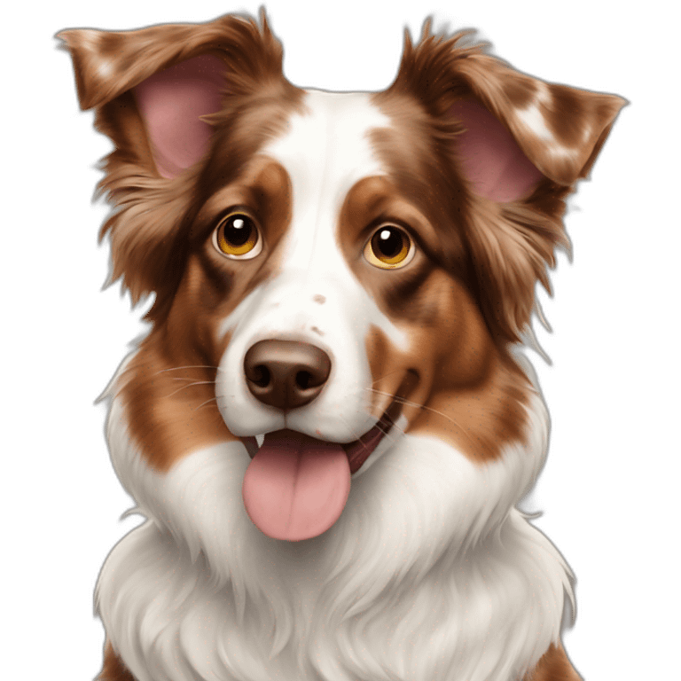 Aussie red merle emoji