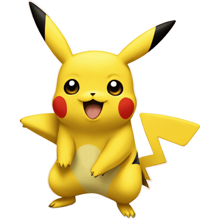 Pikachu with peru plag emoji