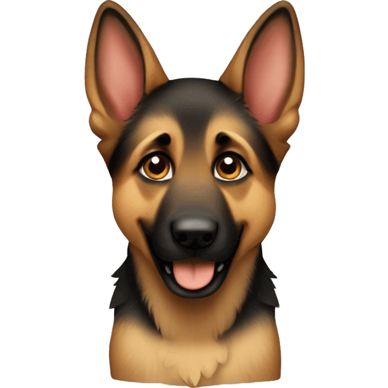 German shepherd puppy emoji