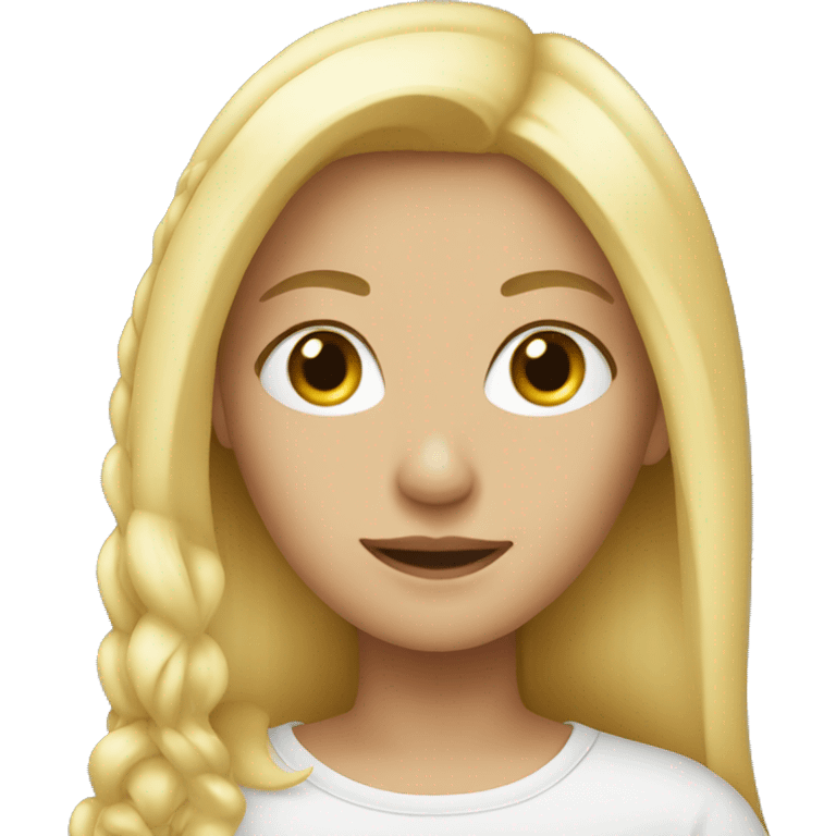 Blonde girl  emoji