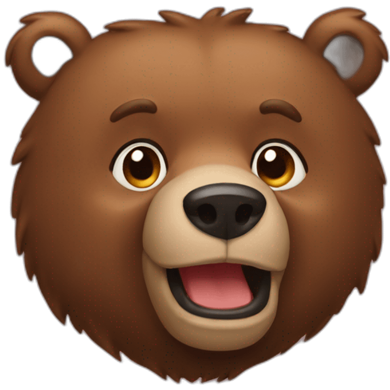 the bear emoji