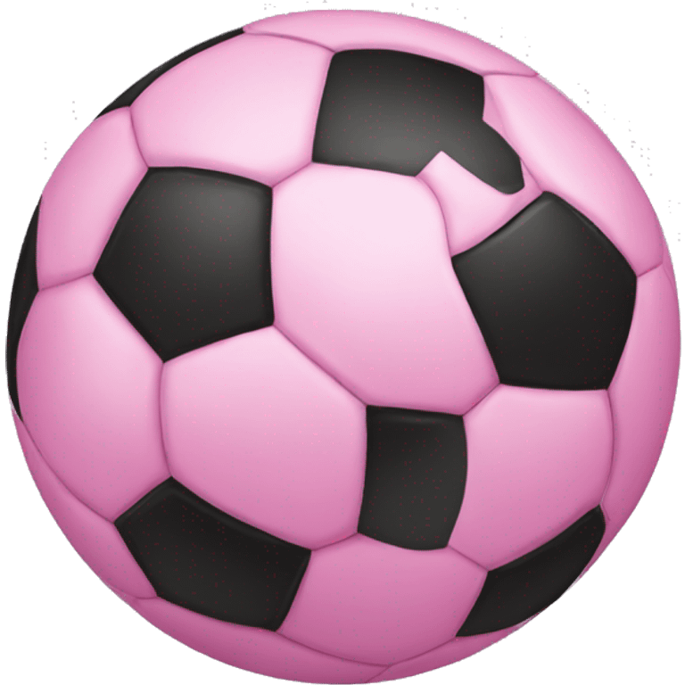 pink soccer ball emoji