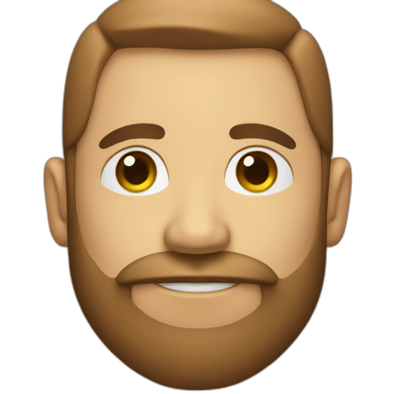 Homme barbu gay emoji