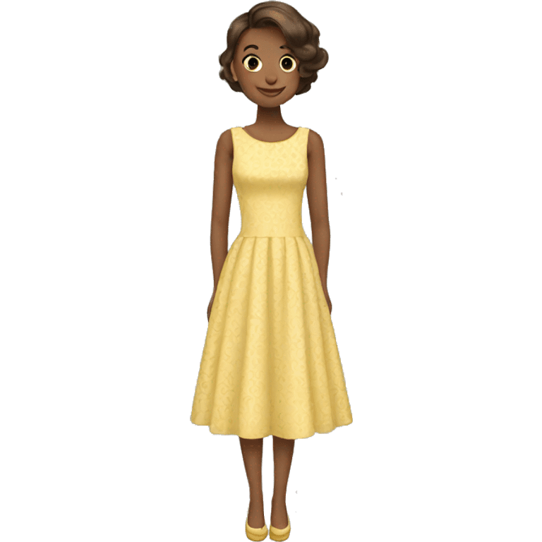 simple dress emoji