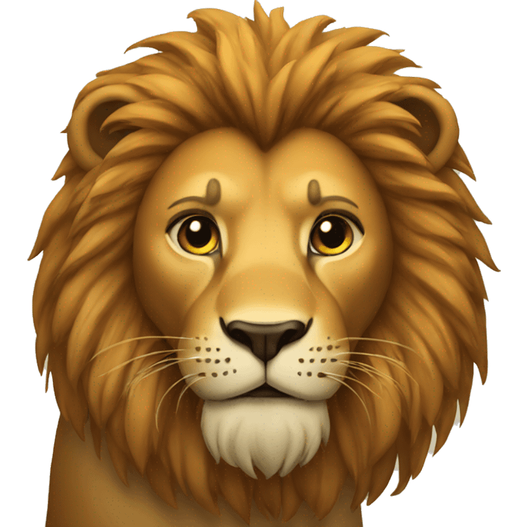 lion with beard  emoji