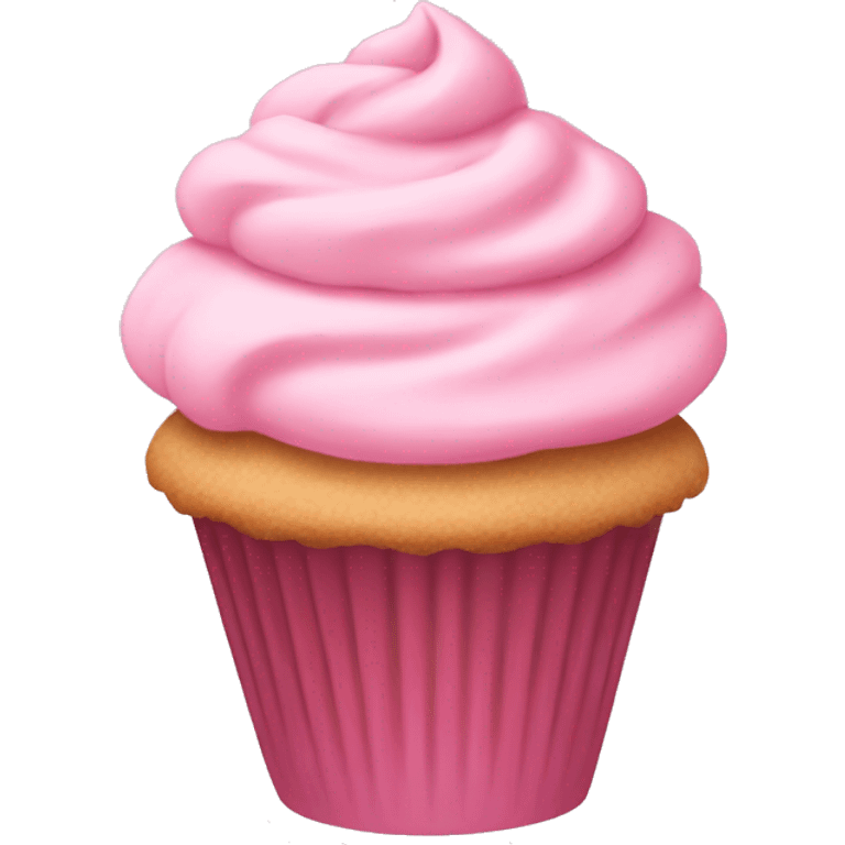 pastel pink cupcake emoji