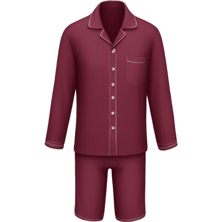 Burgundy pj emoji