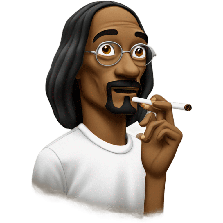 snoop dogg hitting a blunt emoji