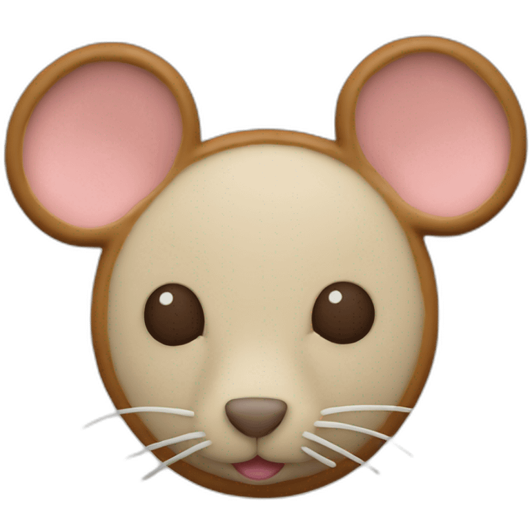 mouse cookie emoji