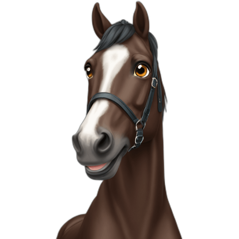 trakehner horse smile emoji