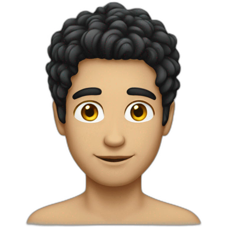 brazilian-white-guy-black-hair emoji