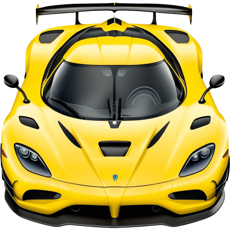 Koenigsegg Agera RS - Koenigsegg (Model Year: 2020) (Iconic colour: Yellow) emoji