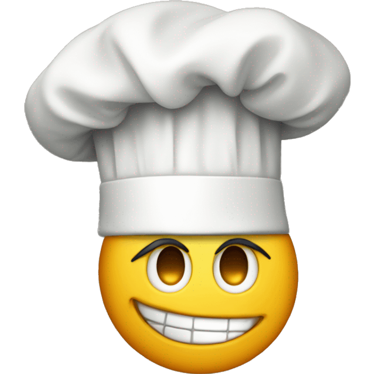 Letter D with a chef hat emoji