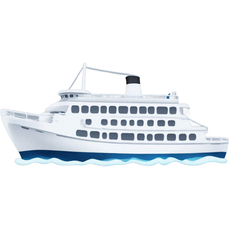 Minne-Ha-Ha Cruise boat emoji