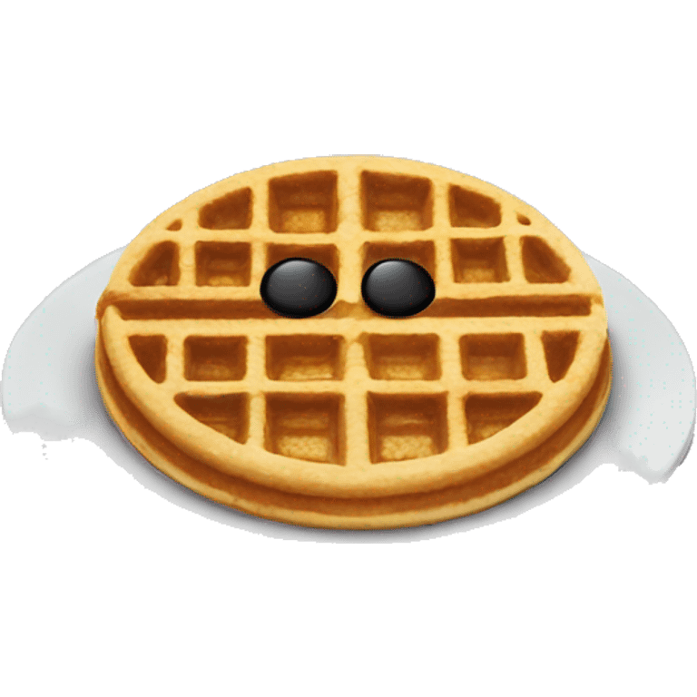 Mickey waffle food emoji