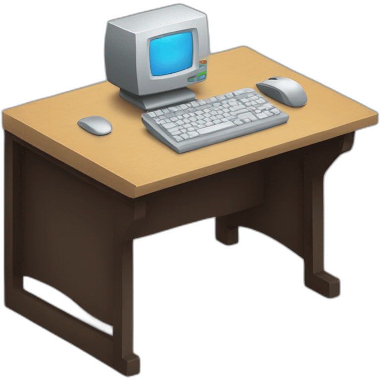 A manin desk computer emoji