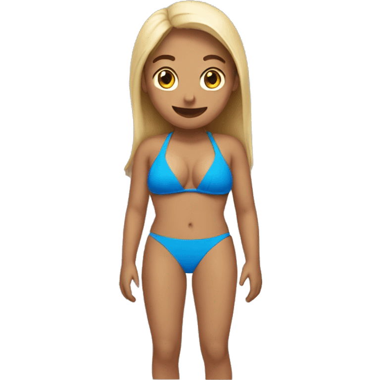 Blue bikini emoji