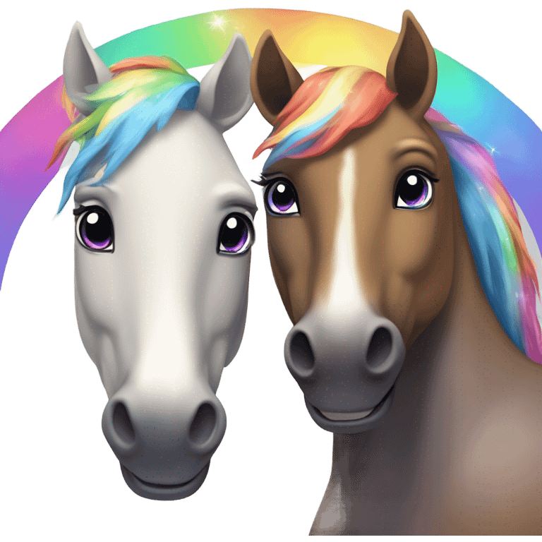 Gay horse emoji