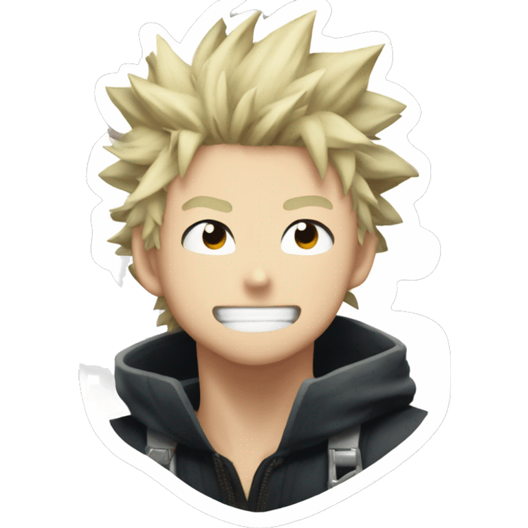 confident bakugou_katsuki portrait pose emoji