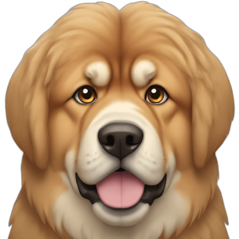 Tibetan mastiff emoji