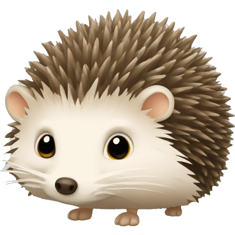 Hedgehog with thought bubble emoji