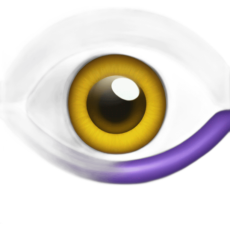 oeil violet emoji