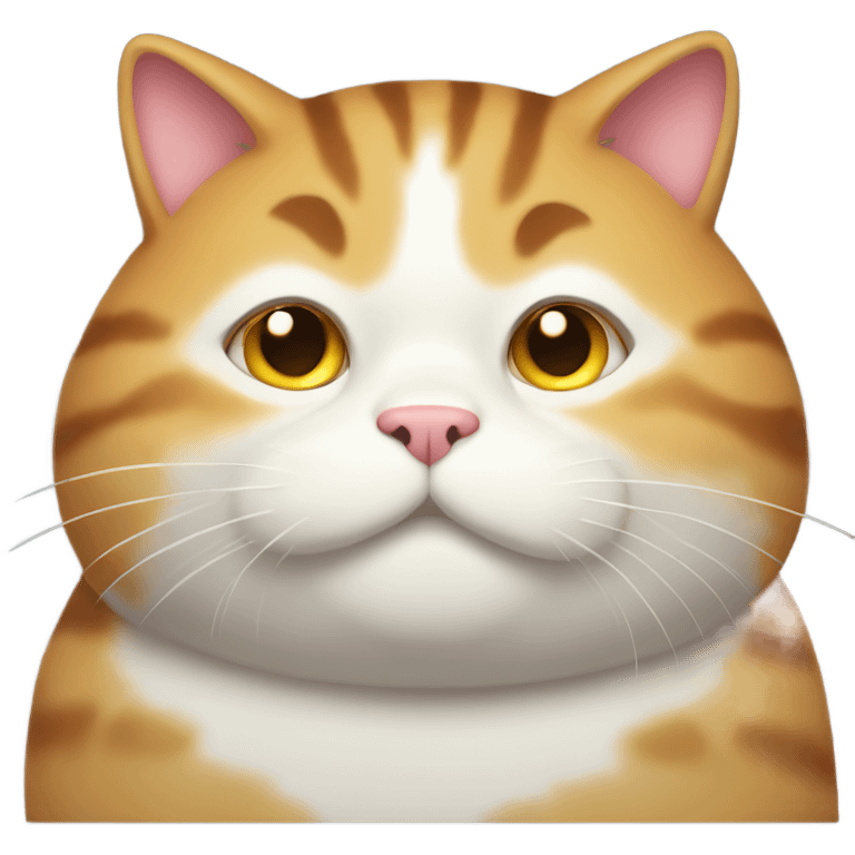 A fat cat emoji